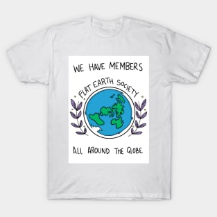 Flat Earth T-Shirt